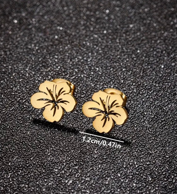 Amapola Earrings gold or silver plated