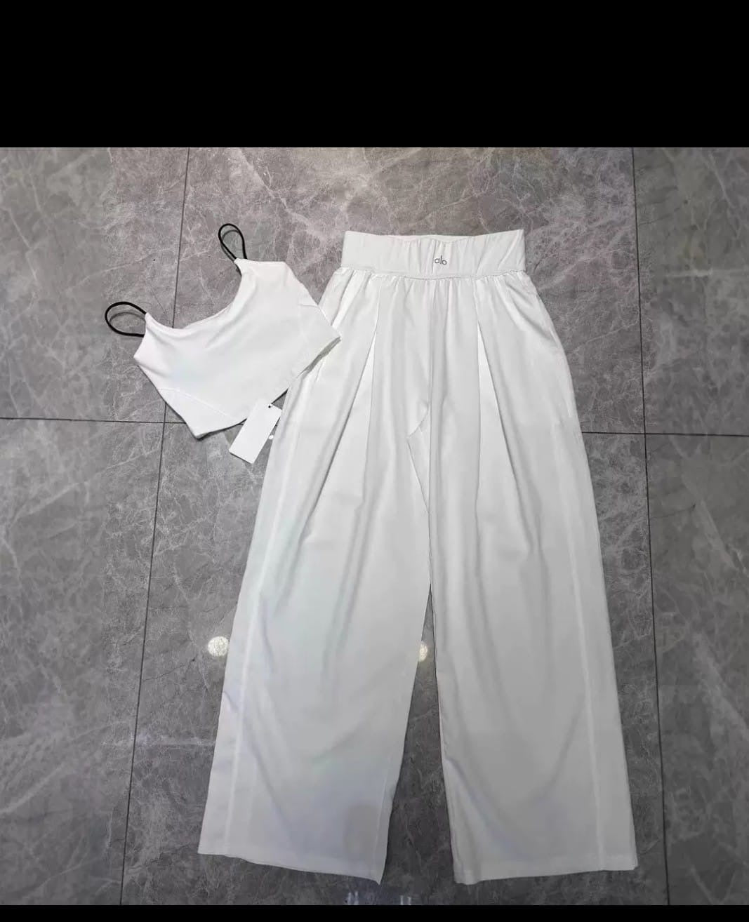 Alo Set spaghetti straps top