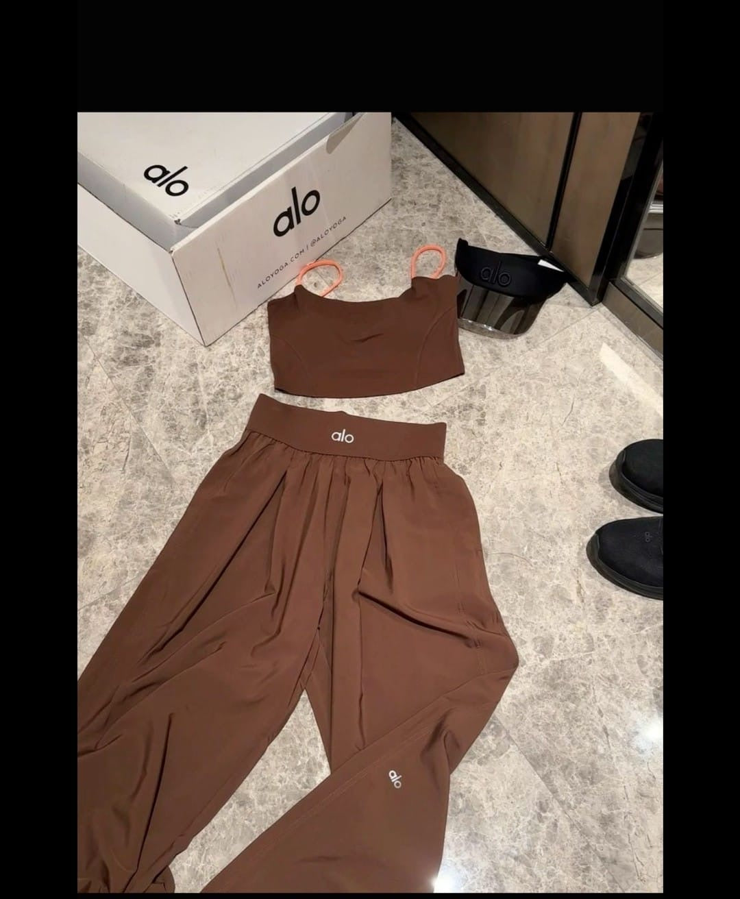 Alo Set spaghetti straps top